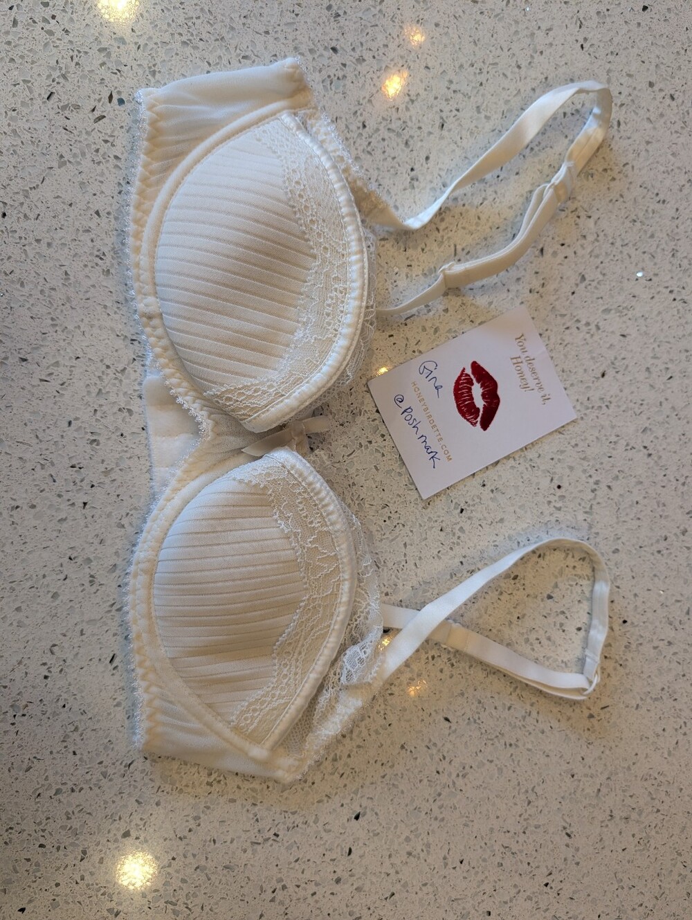Honey Birdette Pleat Me Ivory 32C